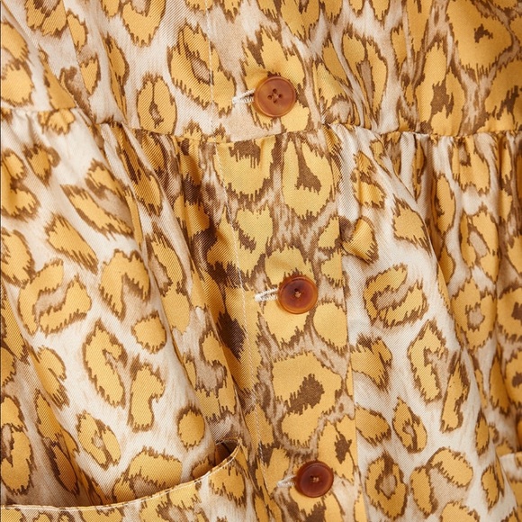 LA PRESTIC OUISTON ~ Cristo Leopard-Print Silk Midi Dress 1 - Picture 4 of 7